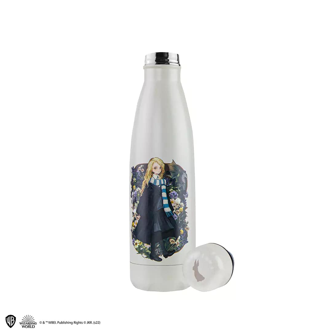 Harry Potter Metal Water Bottle Luna Lovegood portrait - Olleke Wizarding Shop Amsterdam Brugge London