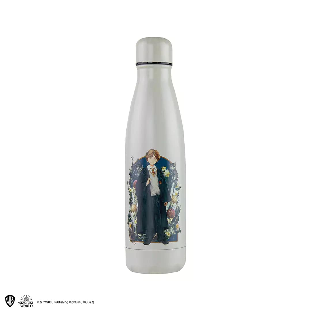 Harry Potter Metal Water Bottle Ron Weasley portrait - Olleke Wizarding Shop Amsterdam Brugge London