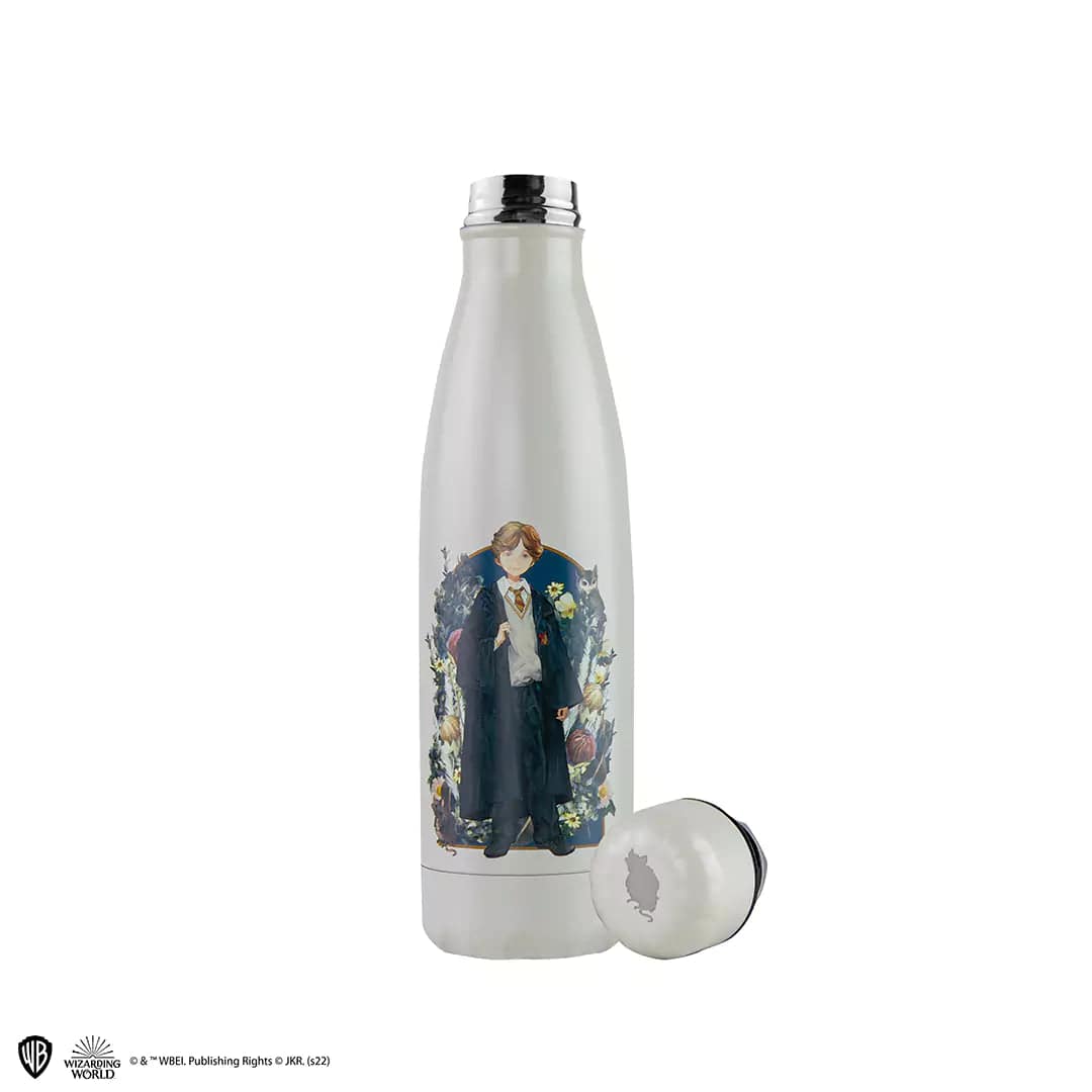 Harry Potter Metal Water Bottle Ron Weasley portrait - Olleke Wizarding Shop Amsterdam Brugge London