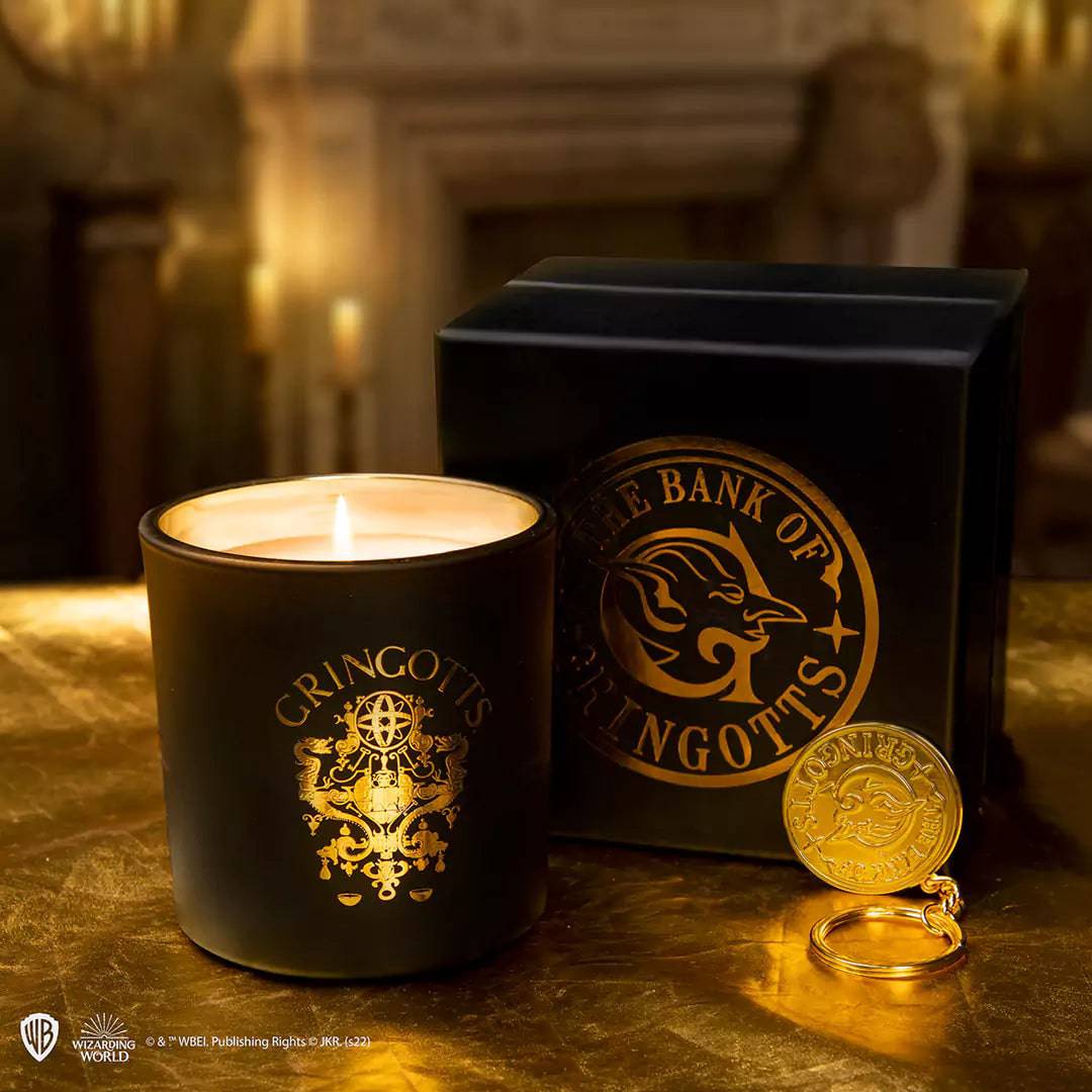 Harry Potter Gringott Candle with Keychain - Olleke Wizarding Shop Amsterdam Brugge London