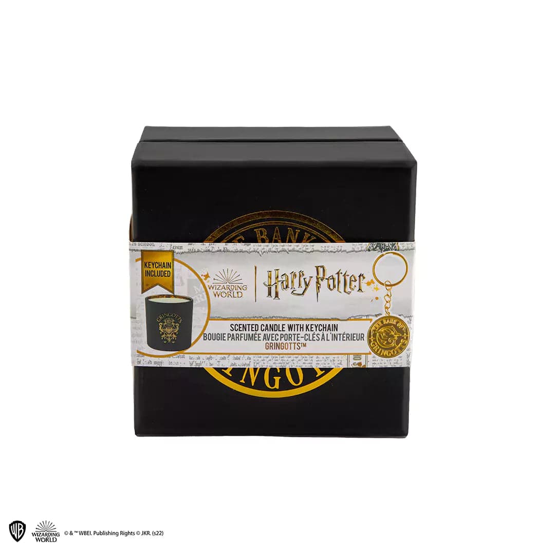 Harry Potter Gringott Candle with Keychain - Olleke Wizarding Shop Amsterdam Brugge London