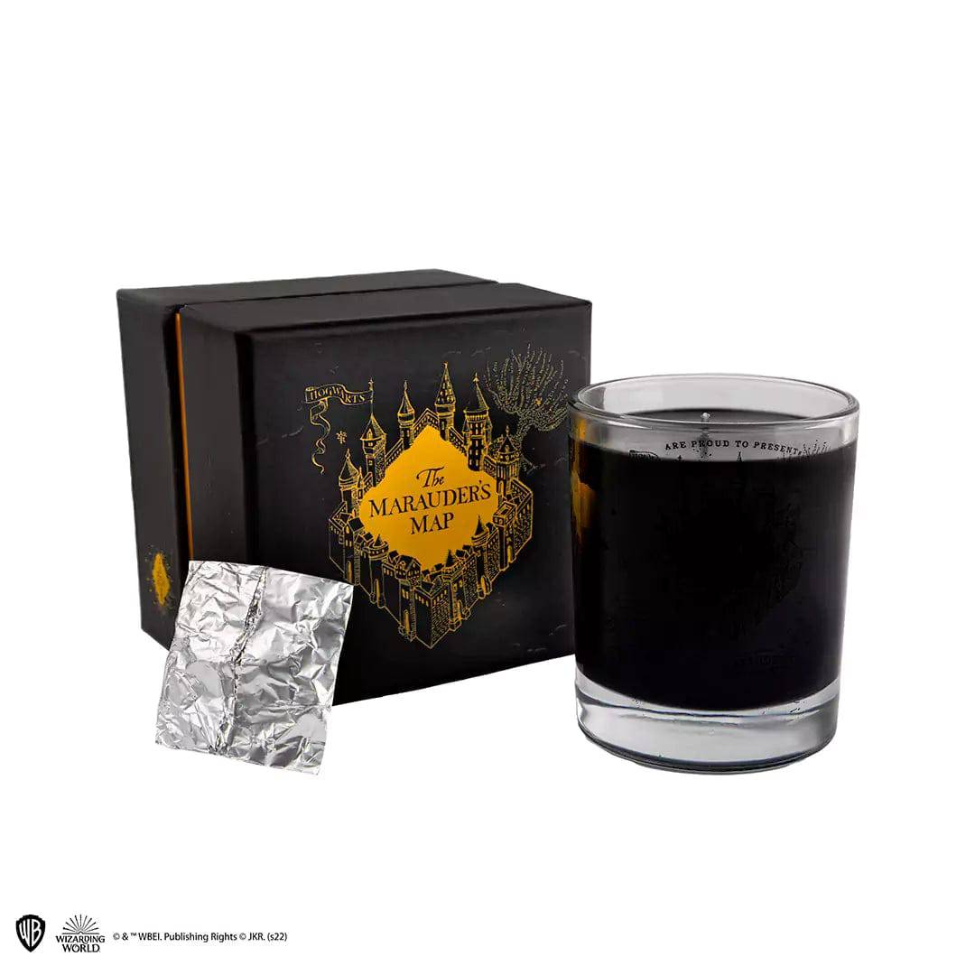 Harry Potter Marauder’s Map candle with Time turner necklace - Olleke Wizarding Shop Amsterdam Brugge London