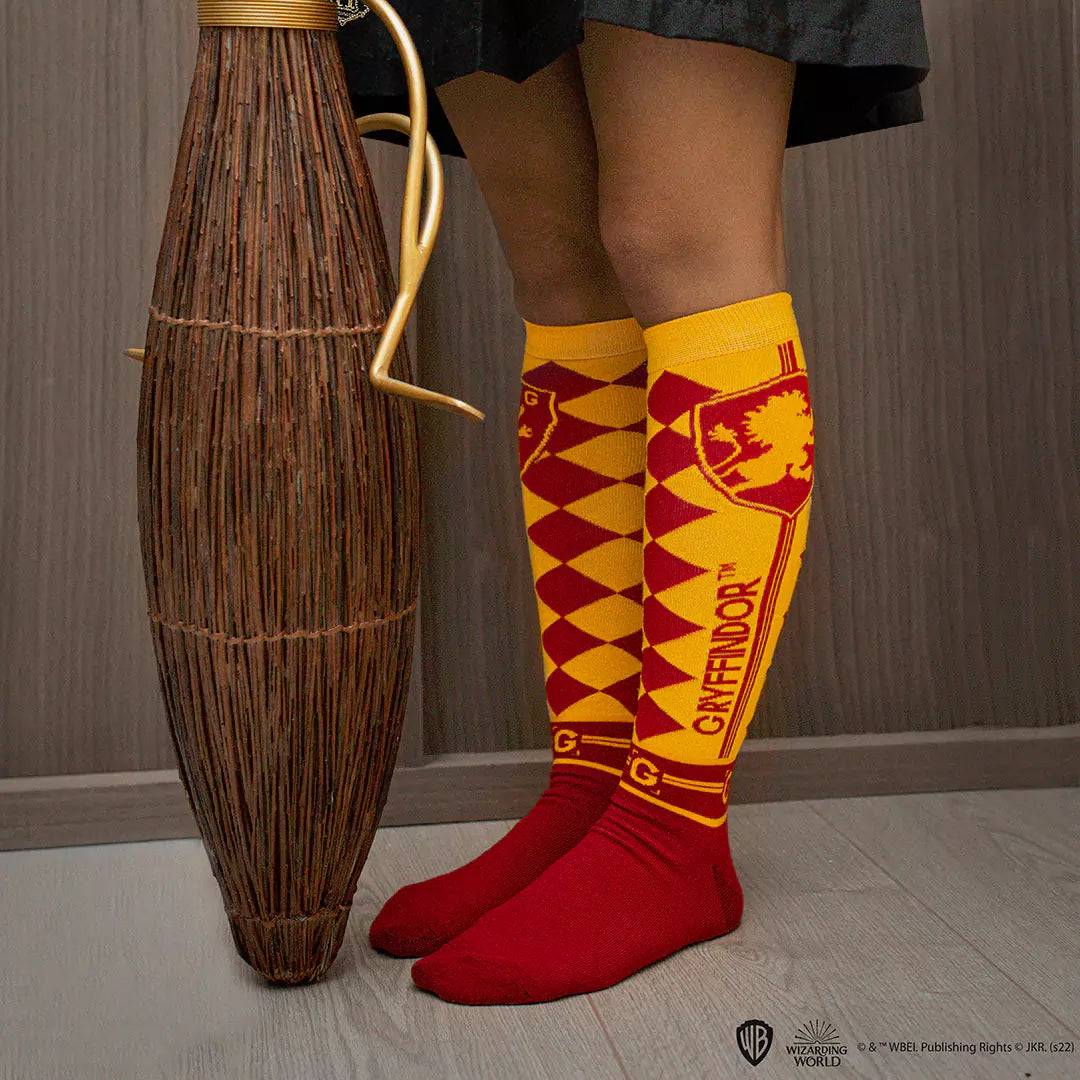 Harry Potter Set of 3 Gryffindor High Socks - Olleke Wizarding Shop Amsterdam Brugge London