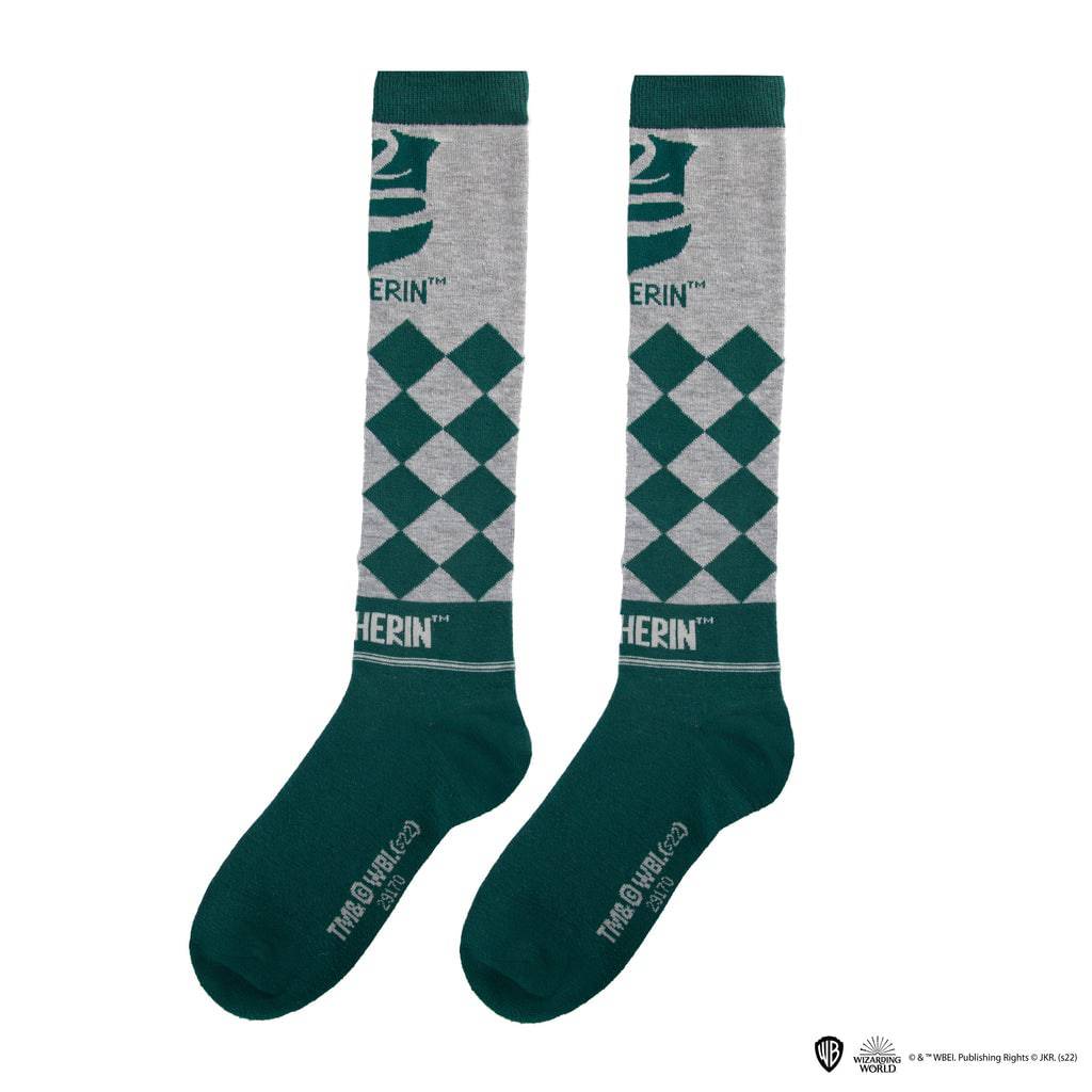 Harry Potter Set of 3 Slytherin High Socks - Olleke Wizarding Shop Amsterdam Brugge London