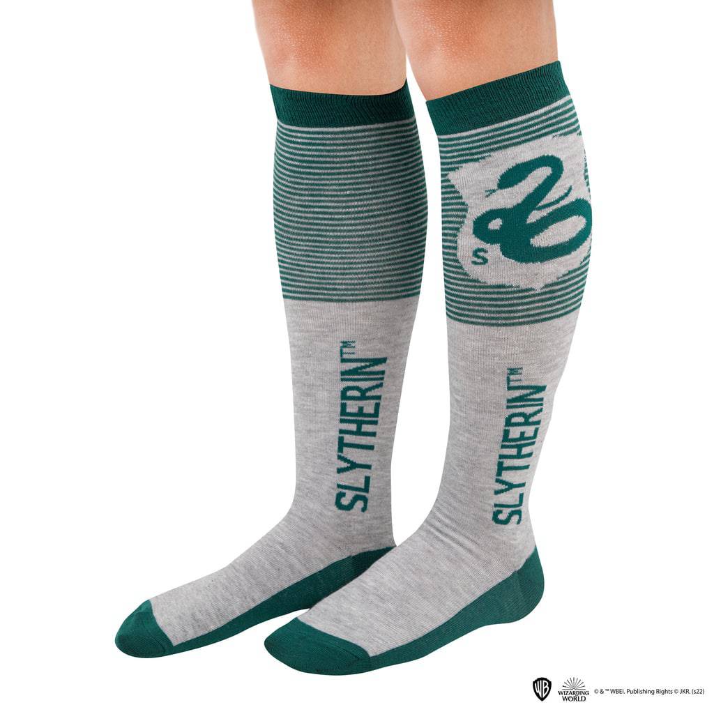 Harry Potter Set of 3 Slytherin High Socks - Olleke Wizarding Shop Amsterdam Brugge London