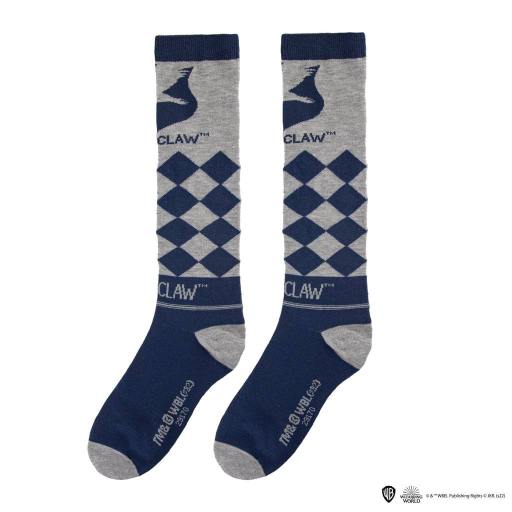 Harry Potter Set of 3 Ravenclaw High Socks - Olleke Wizarding Shop Amsterdam Brugge London