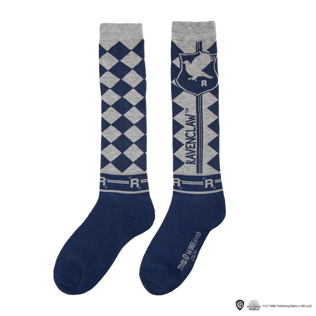 Harry Potter Set of 3 Ravenclaw High Socks - Olleke Wizarding Shop Amsterdam Brugge London