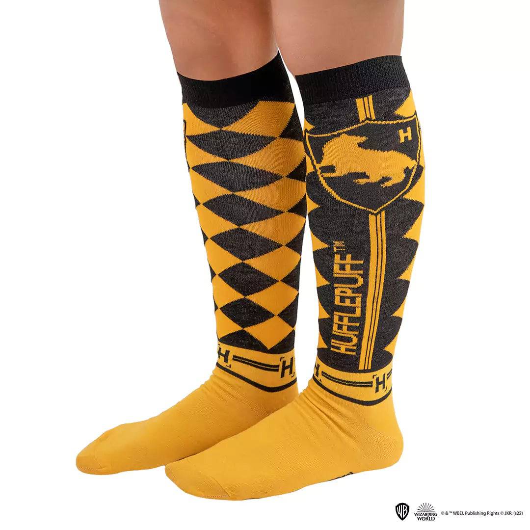 Harry Potter Set of 3 Hufflepuff High Socks - Olleke Wizarding Shop Amsterdam Brugge London