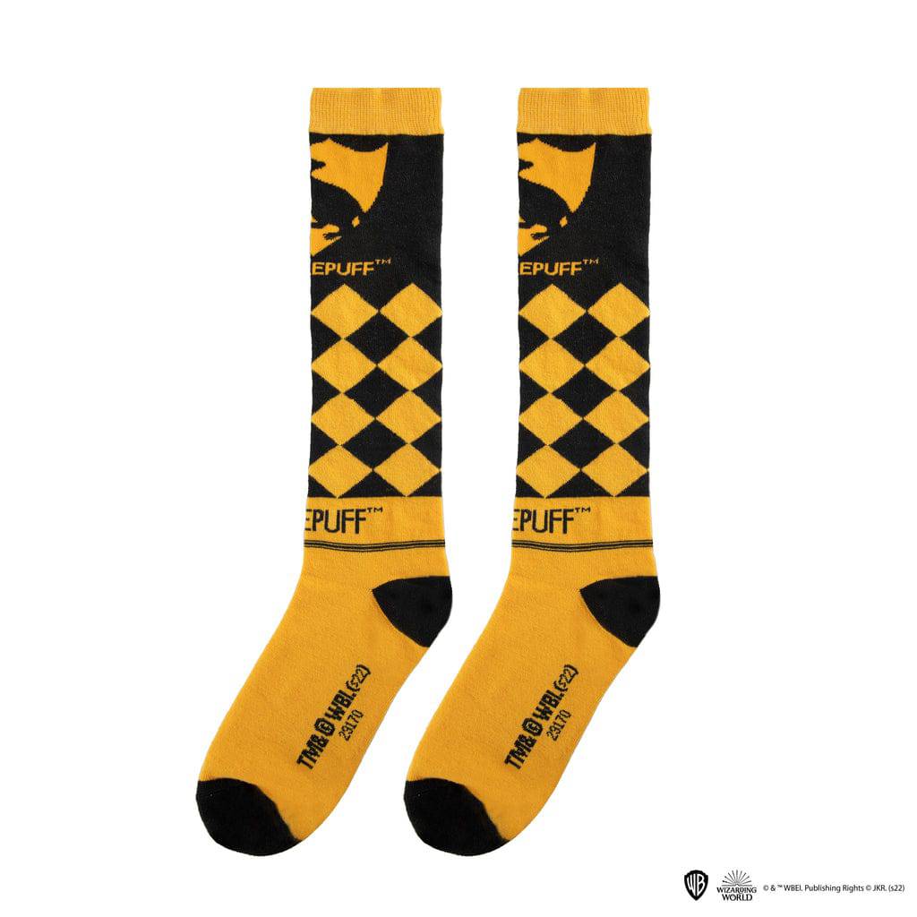 Harry Potter Set of 3 Hufflepuff High Socks - Olleke Wizarding Shop Amsterdam Brugge London