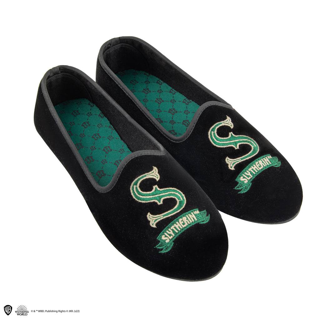 Slytherin Deluxe Slippers - Olleke Wizarding Shop Amsterdam Brugge London