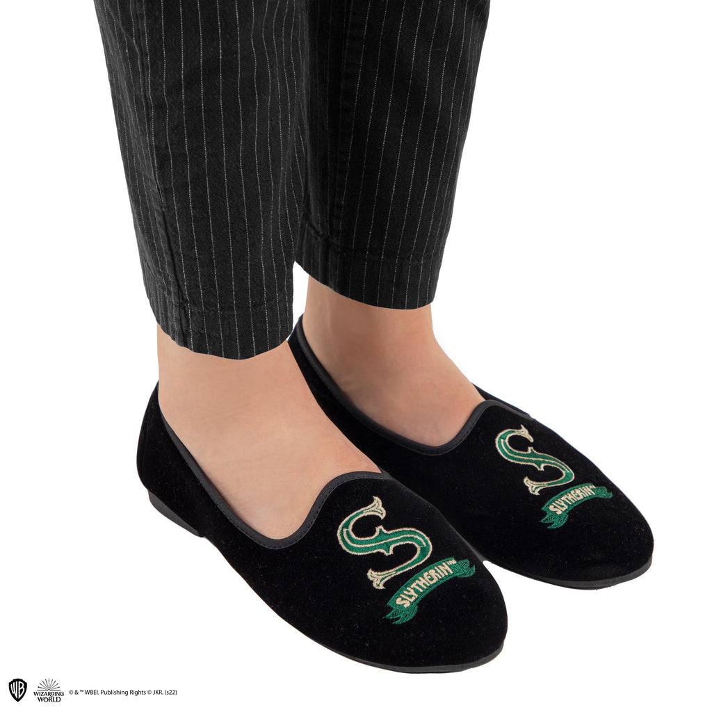 Slytherin Deluxe Slippers - Olleke Wizarding Shop Amsterdam Brugge London