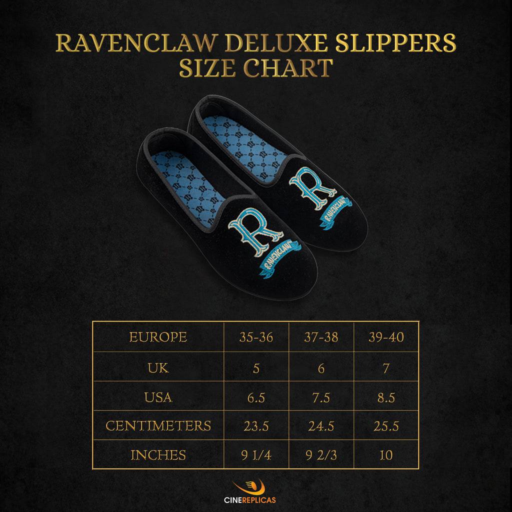 Ravenclaw Deluxe Slippers - Olleke Wizarding Shop Amsterdam Brugge London