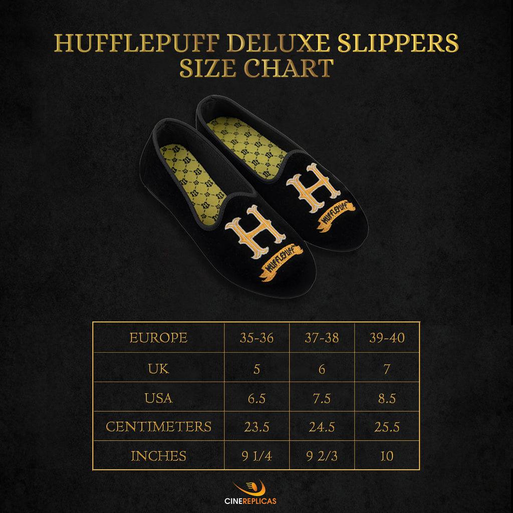 Hufflepuff Deluxe Slippers - Olleke Wizarding Shop Amsterdam Brugge London