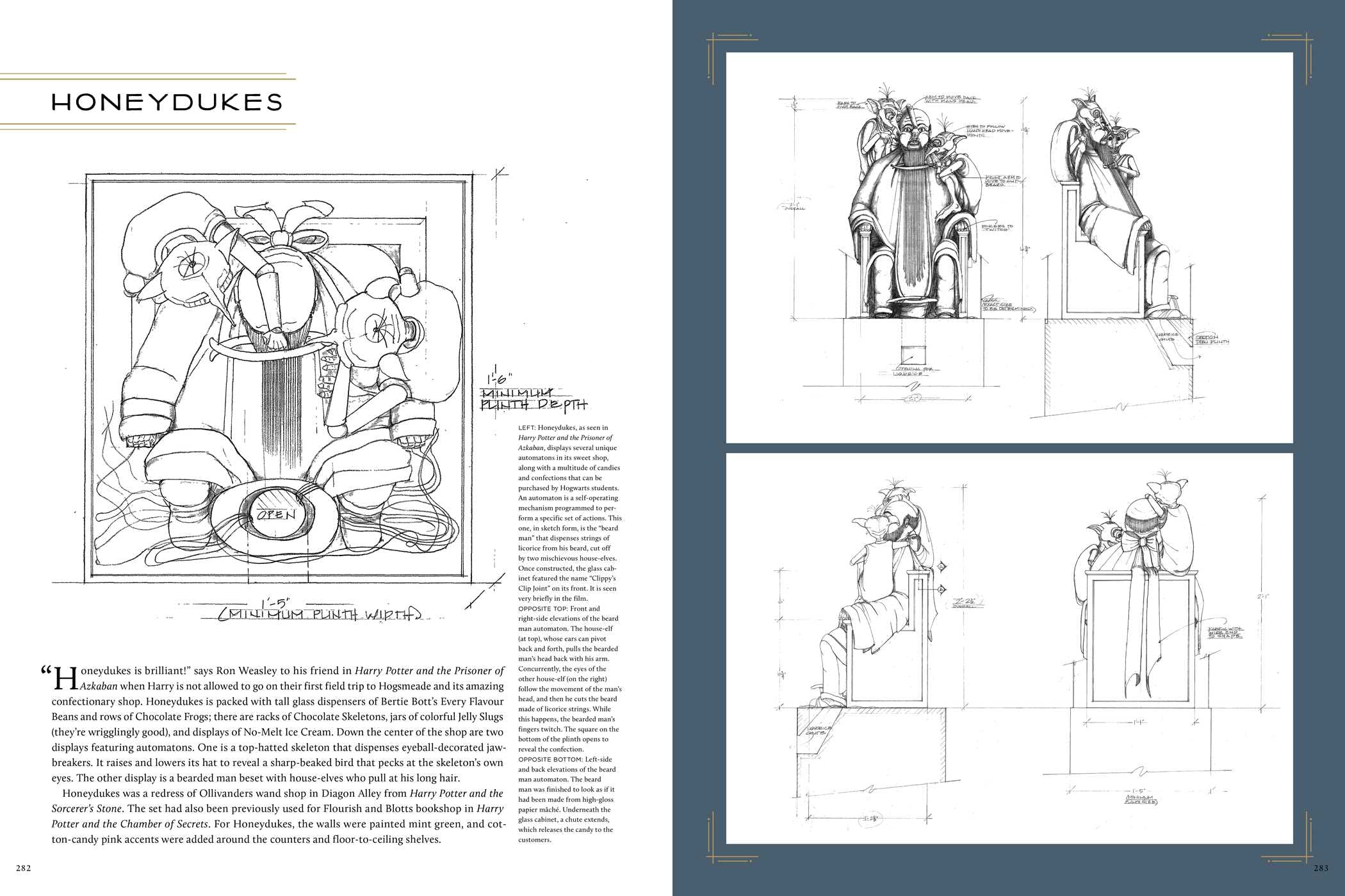 Harry Potter: The Blueprints - Olleke Wizarding Shop Amsterdam Brugge London