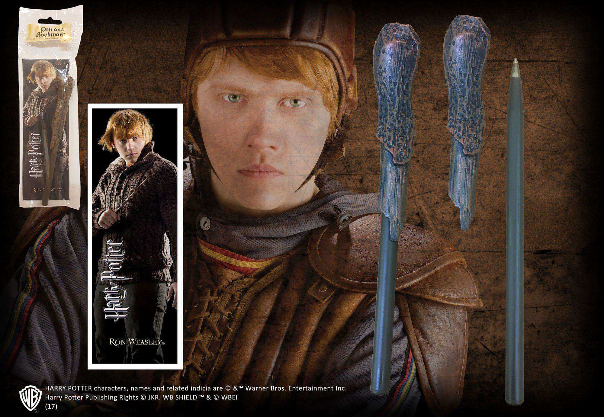 Ron Weasley Wand Pen and Bookmark - Olleke Wizarding Shop Amsterdam Brugge London