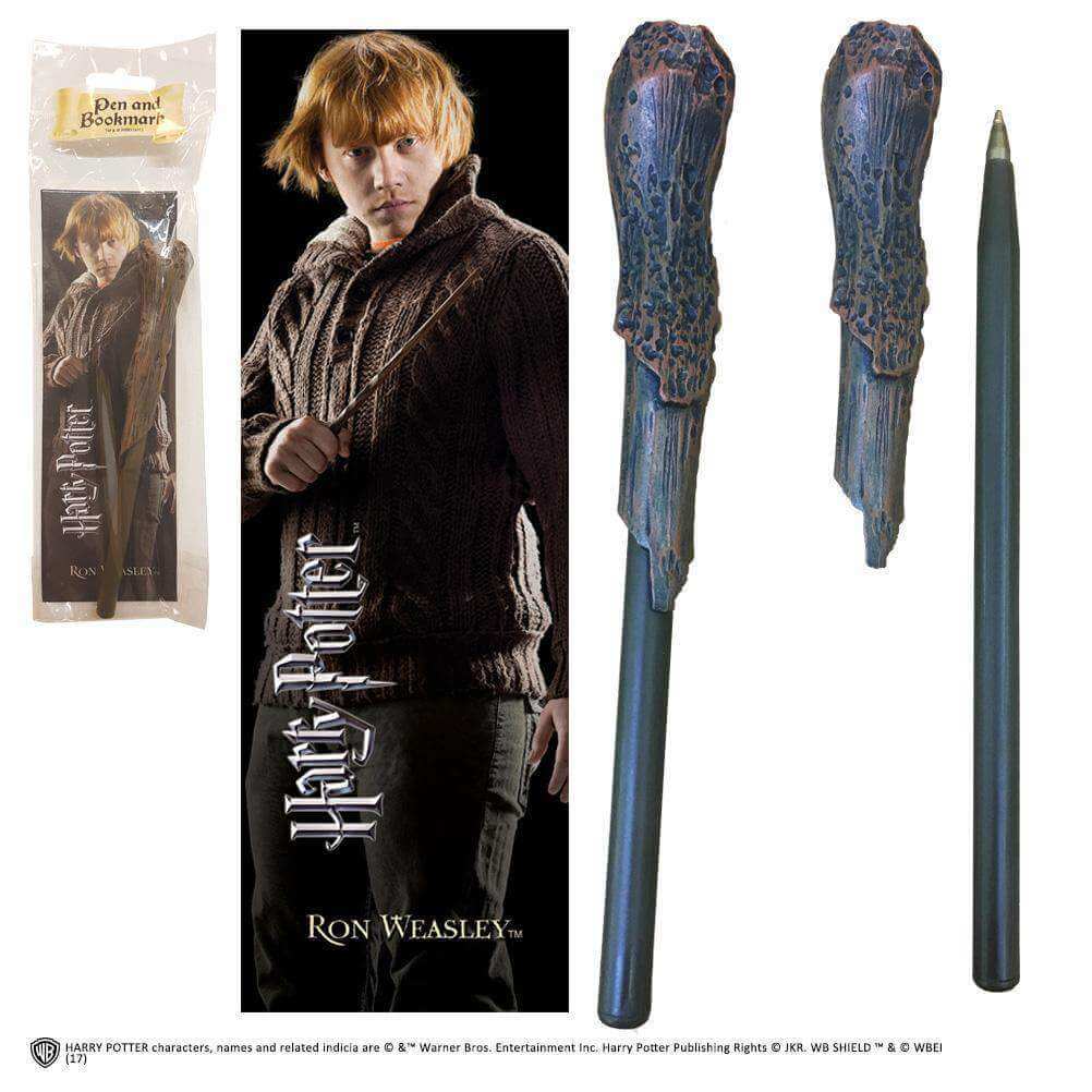 Ron Weasley Wand Pen and Bookmark - Olleke Wizarding Shop Amsterdam Brugge London