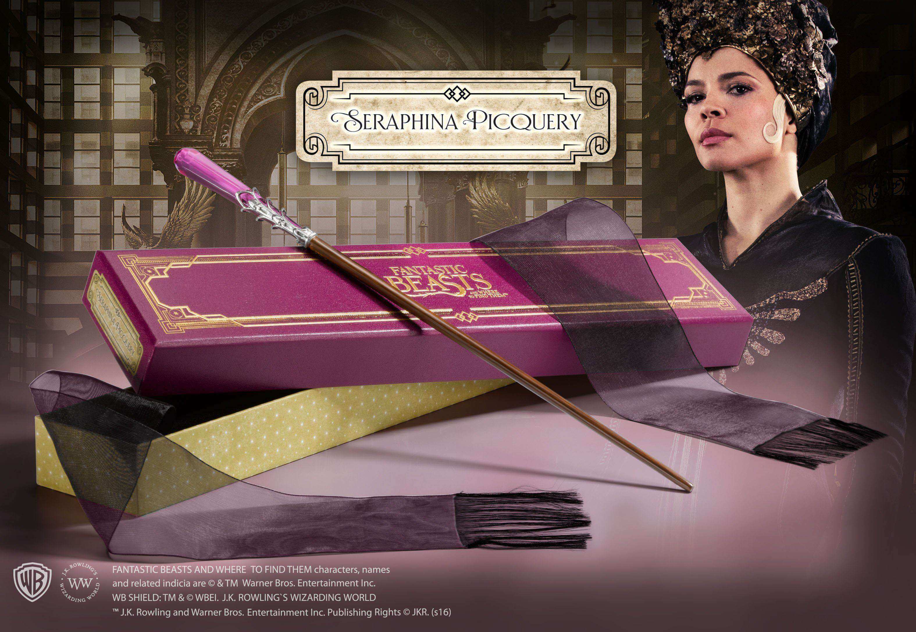 Seraphina Picquery’s Wand in Collector’s Box - Olleke Wizarding Shop Amsterdam Brugge London