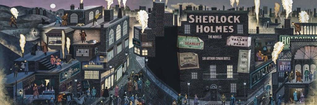 Sherlock Holmes 1000 piece Jigsaw Puzzle - Olleke Wizarding Shop Amsterdam Brugge London