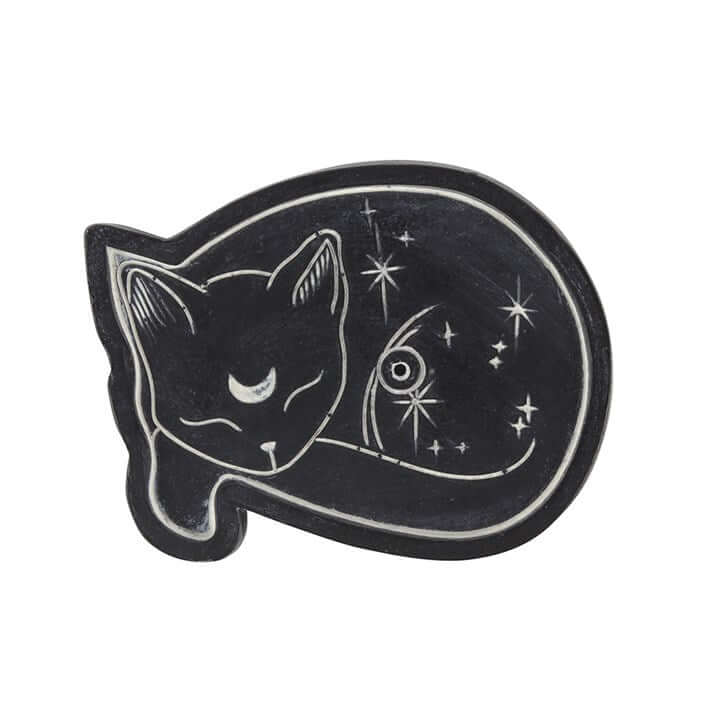 Sleeping Cat Incense Holder - Olleke Wizarding Shop Amsterdam Brugge London