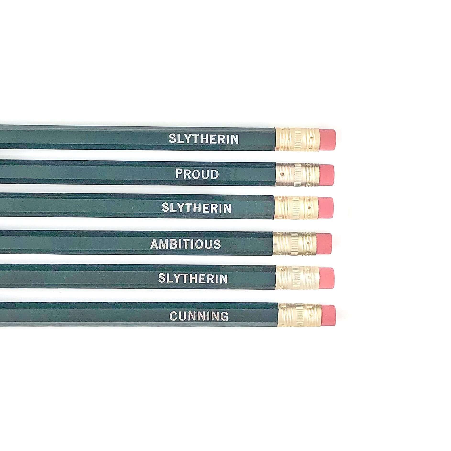 Slytherin House Harry Potter Pencils - Olleke Wizarding Shop Amsterdam Brugge London