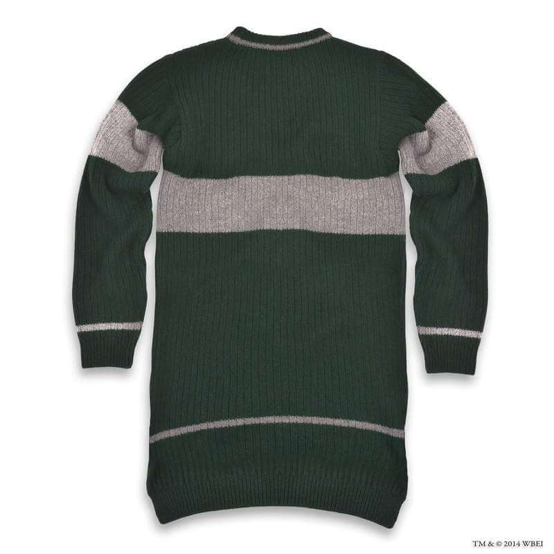 Slytherin Quidditch Knitted Adult Jumper - Olleke Wizarding Shop Amsterdam Brugge London