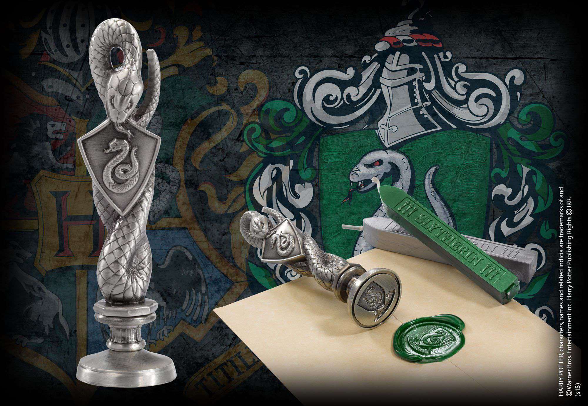 Slytherin Wax Seal - Olleke Wizarding Shop Amsterdam Brugge London