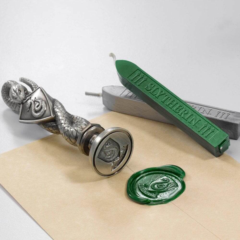 Slytherin Wax Seal - Olleke Wizarding Shop Amsterdam Brugge London