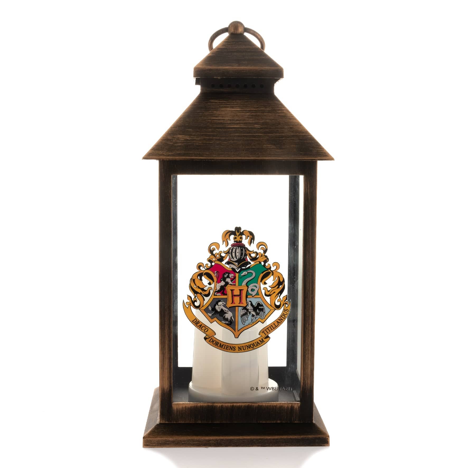 Harry Potter Light Up Lantern - Hogwarts Crest - Olleke Wizarding Shop Amsterdam Brugge London