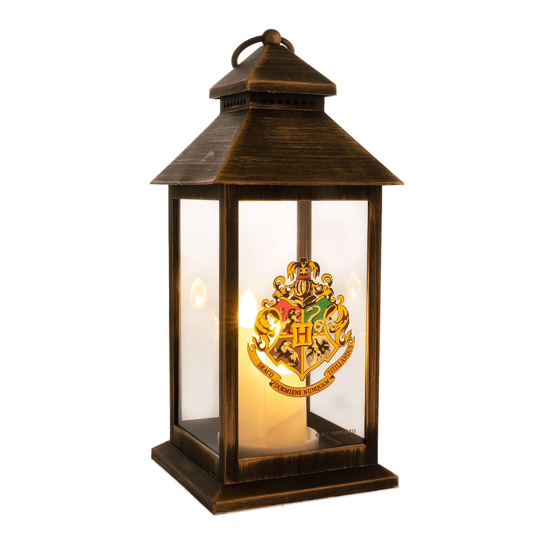 Harry Potter Light Up Lantern - Hogwarts Crest - Olleke Wizarding Shop Amsterdam Brugge London