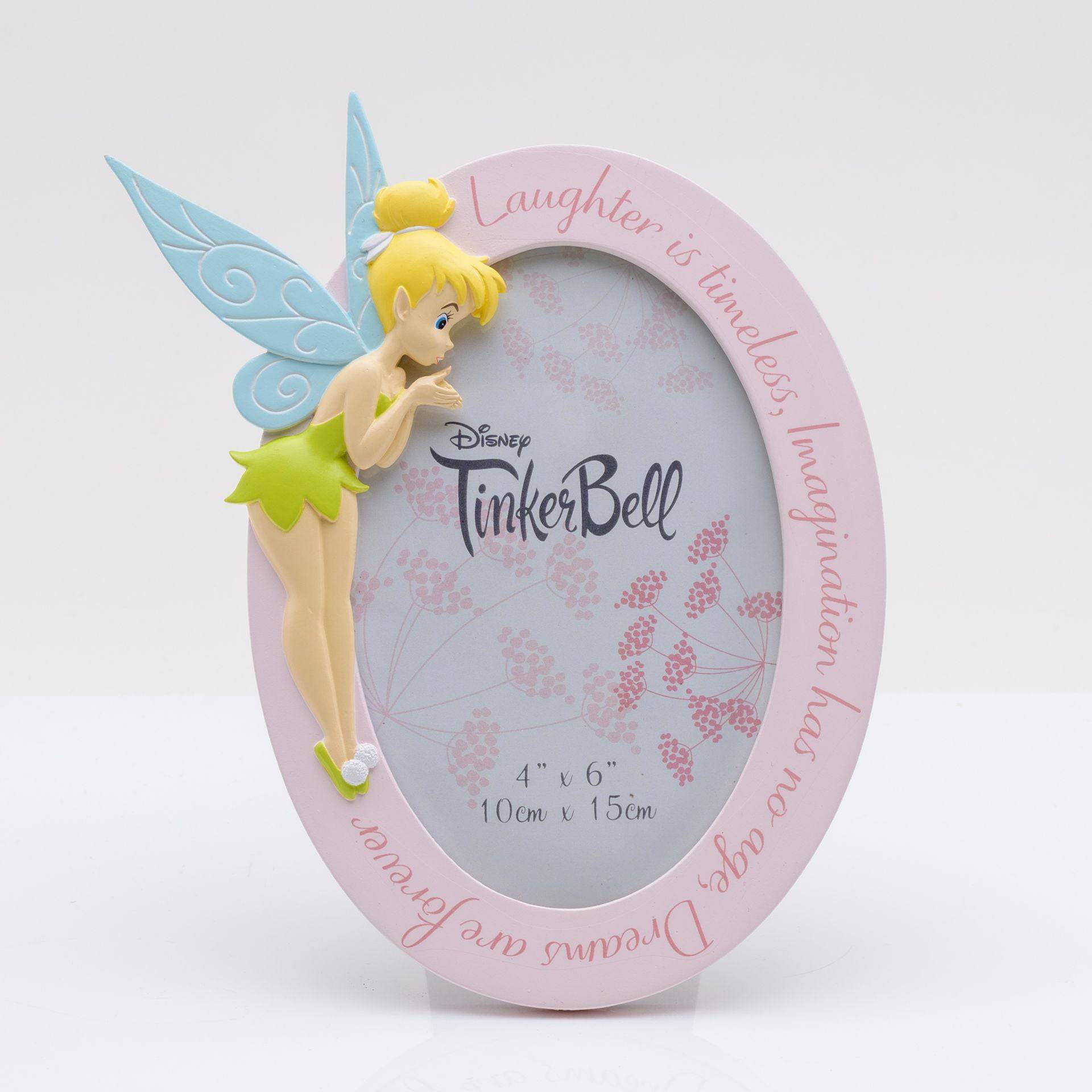 Disney Tinkerbell Resin Oval Photo Frame - Olleke Wizarding Shop Amsterdam Brugge London