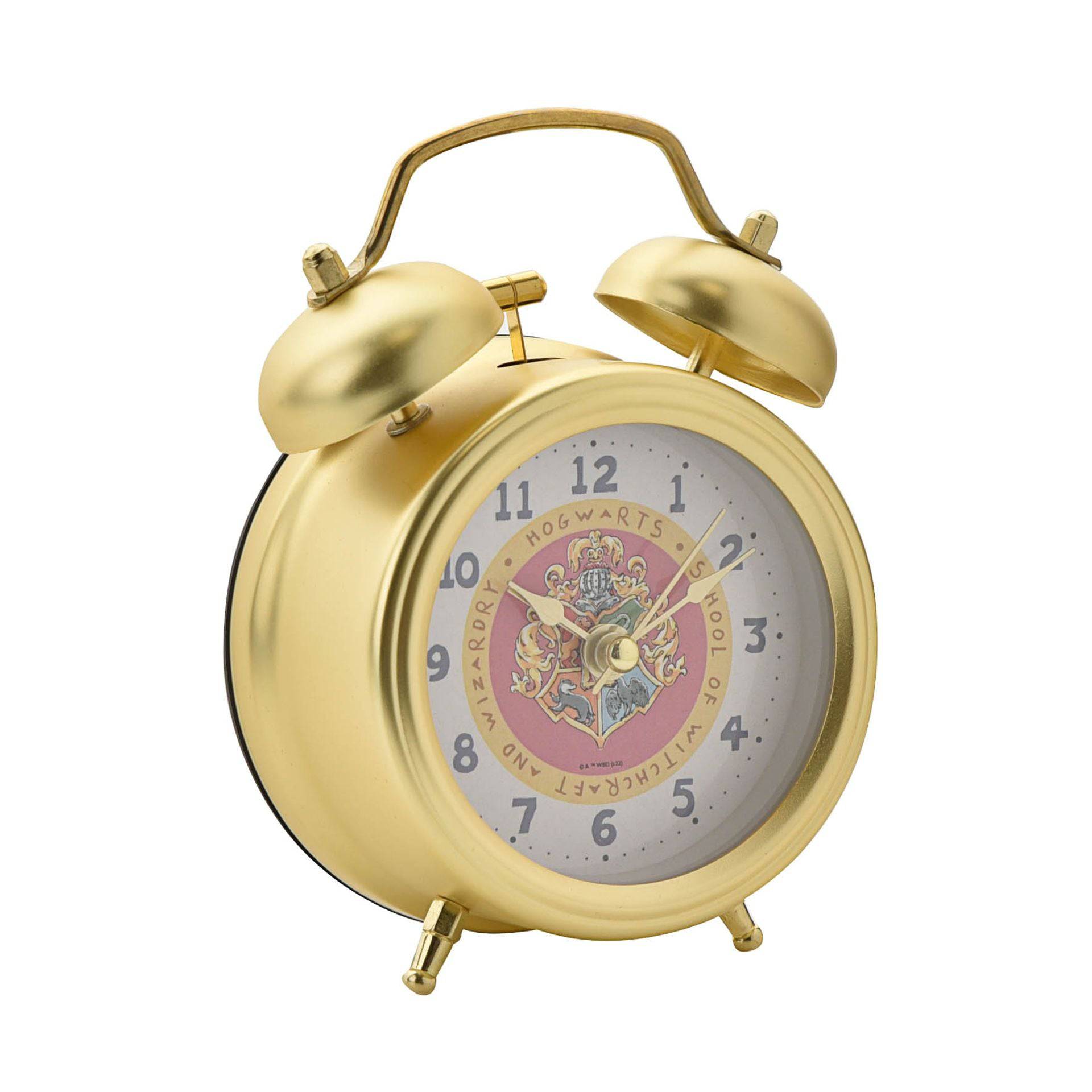 Harry Potter Charms Alarm Clock - Hogwarts Crest - Olleke Wizarding Shop Amsterdam Brugge London