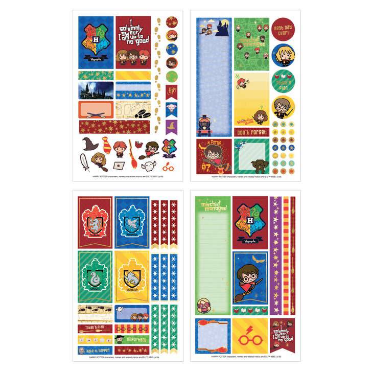 Harry Potter Chibi Weekly Planner Sticker Pack - Olleke Wizarding Shop Amsterdam Brugge London