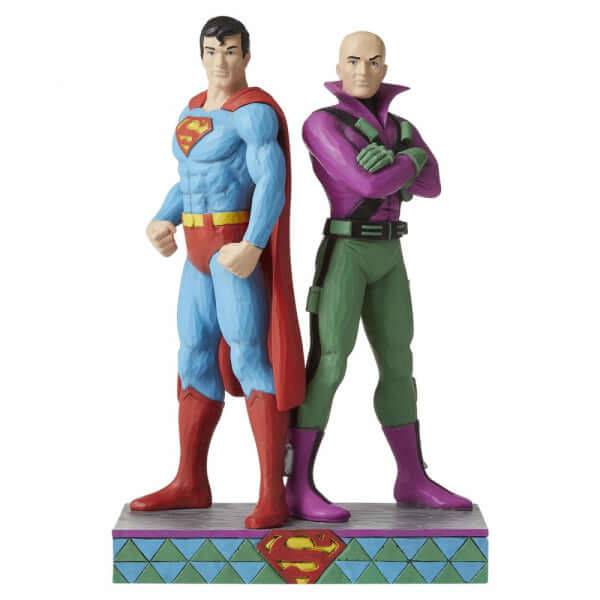 Superman and Lex Luthor Figurine - Olleke Wizarding Shop Amsterdam Brugge London