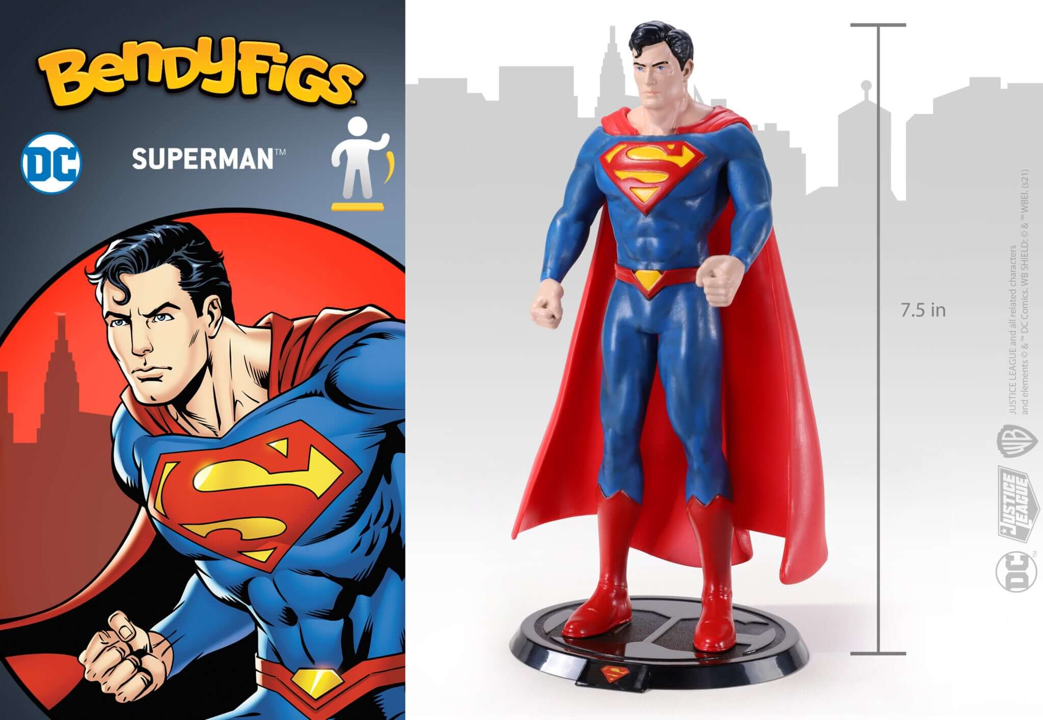 Superman Bendable Figure - Olleke Wizarding Shop Amsterdam Brugge London