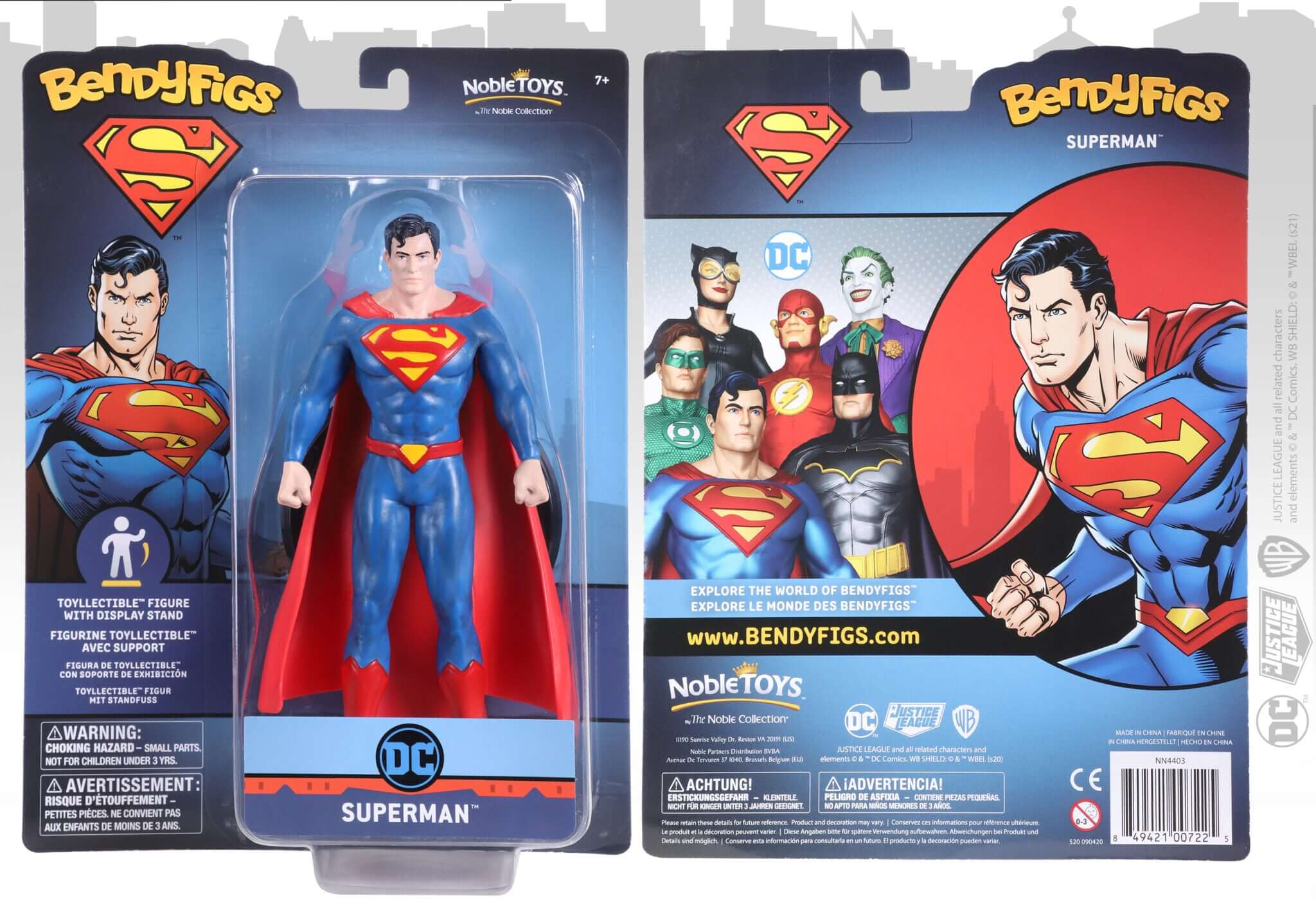 Superman Bendable Figure - Olleke Wizarding Shop Amsterdam Brugge London