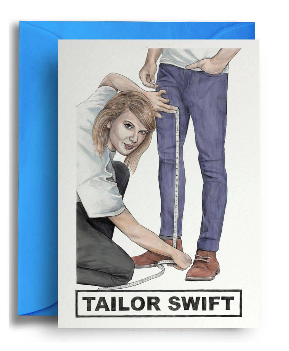 Tailor Swift Greeting Card - Olleke Wizarding Shop Amsterdam Brugge London