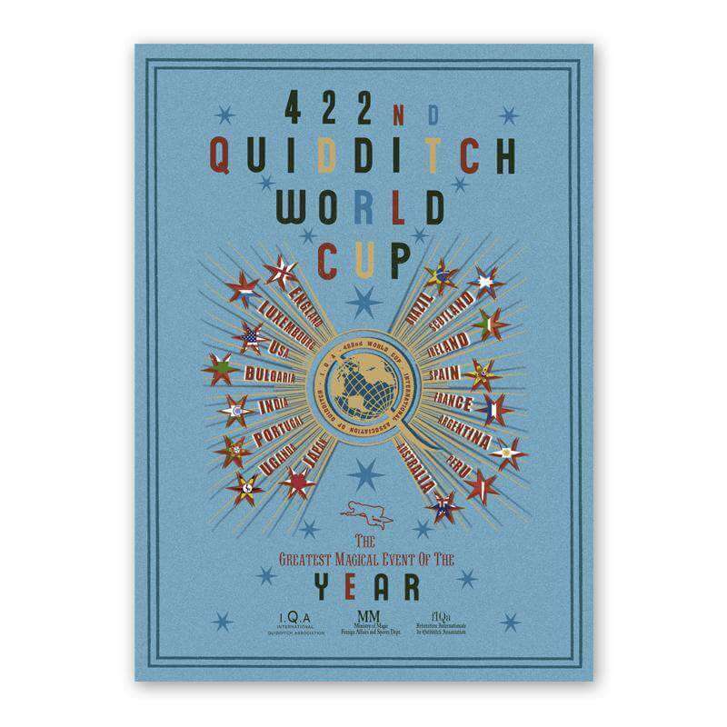 The 422nd Quidditch™ World Cup Poster - Olleke Wizarding Shop Amsterdam Brugge London