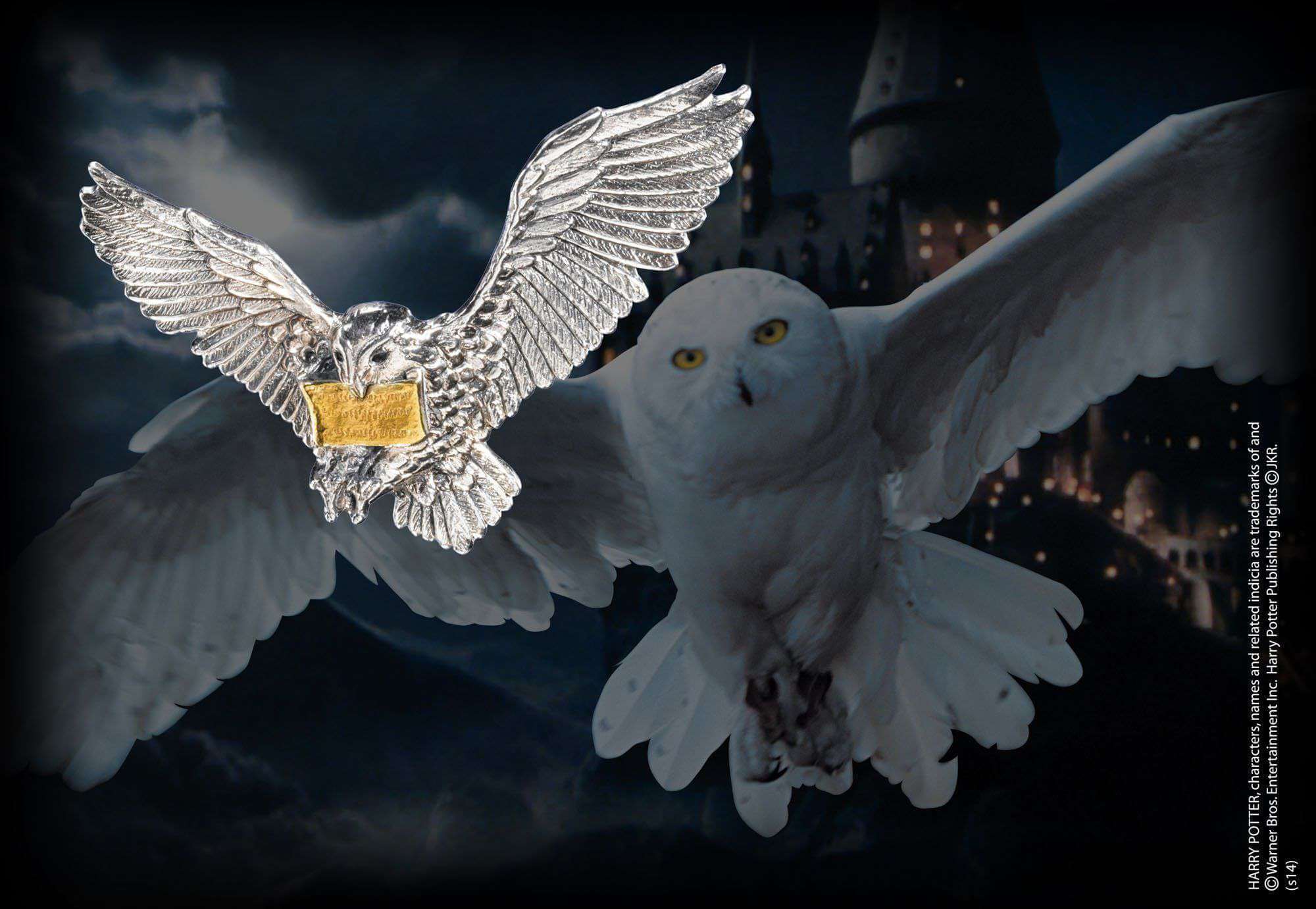 The Flying Hedwig Brooch - Olleke Wizarding Shop Amsterdam Brugge London