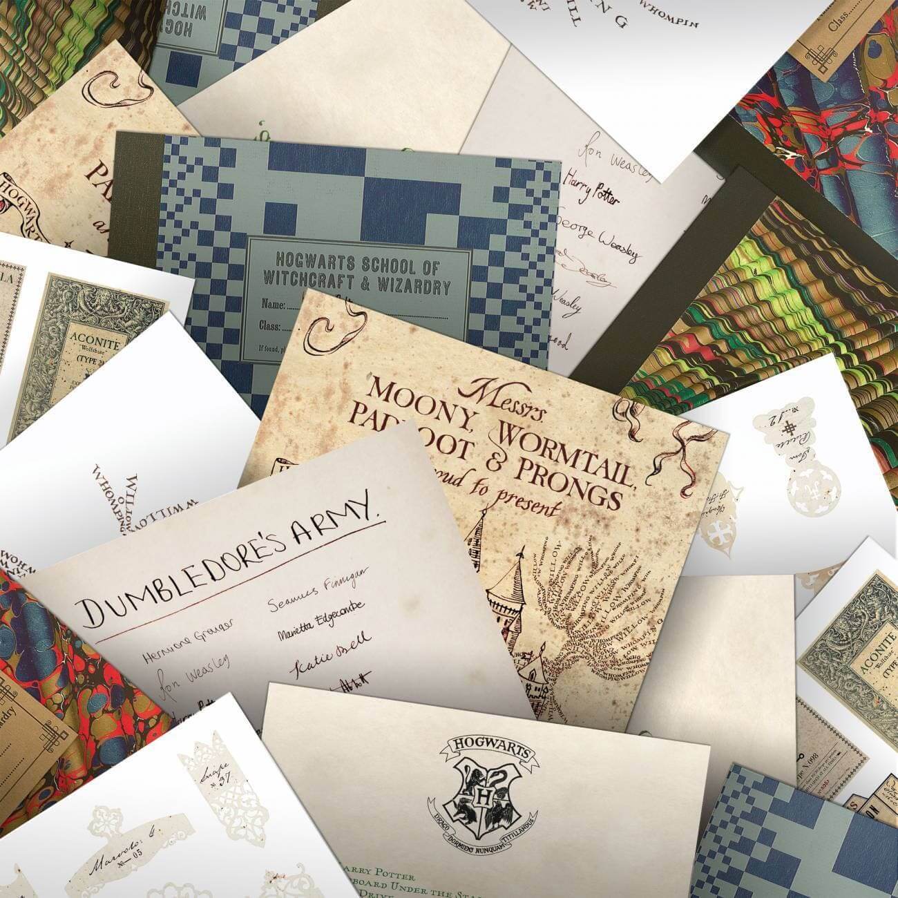 The Hogwarts Series Postcards - Olleke Wizarding Shop Amsterdam Brugge London