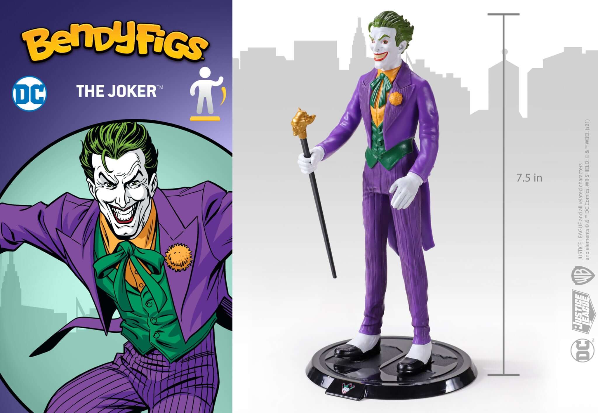 The Joker Bendable Figure - Olleke Wizarding Shop Amsterdam Brugge London