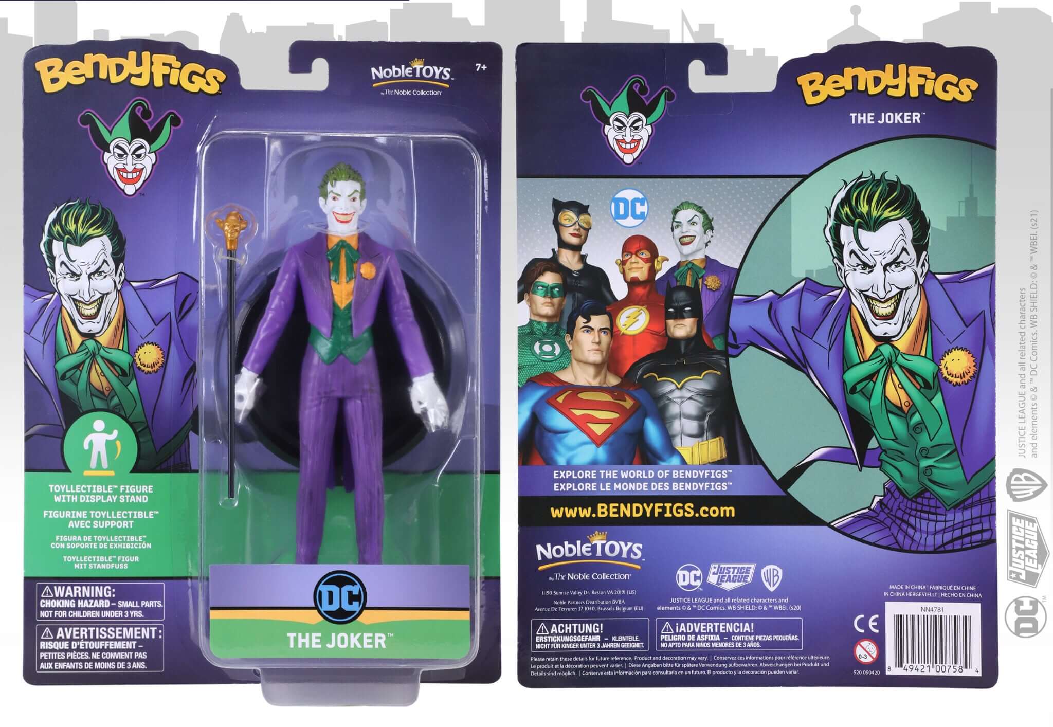 The Joker Bendable Figure - Olleke Wizarding Shop Amsterdam Brugge London