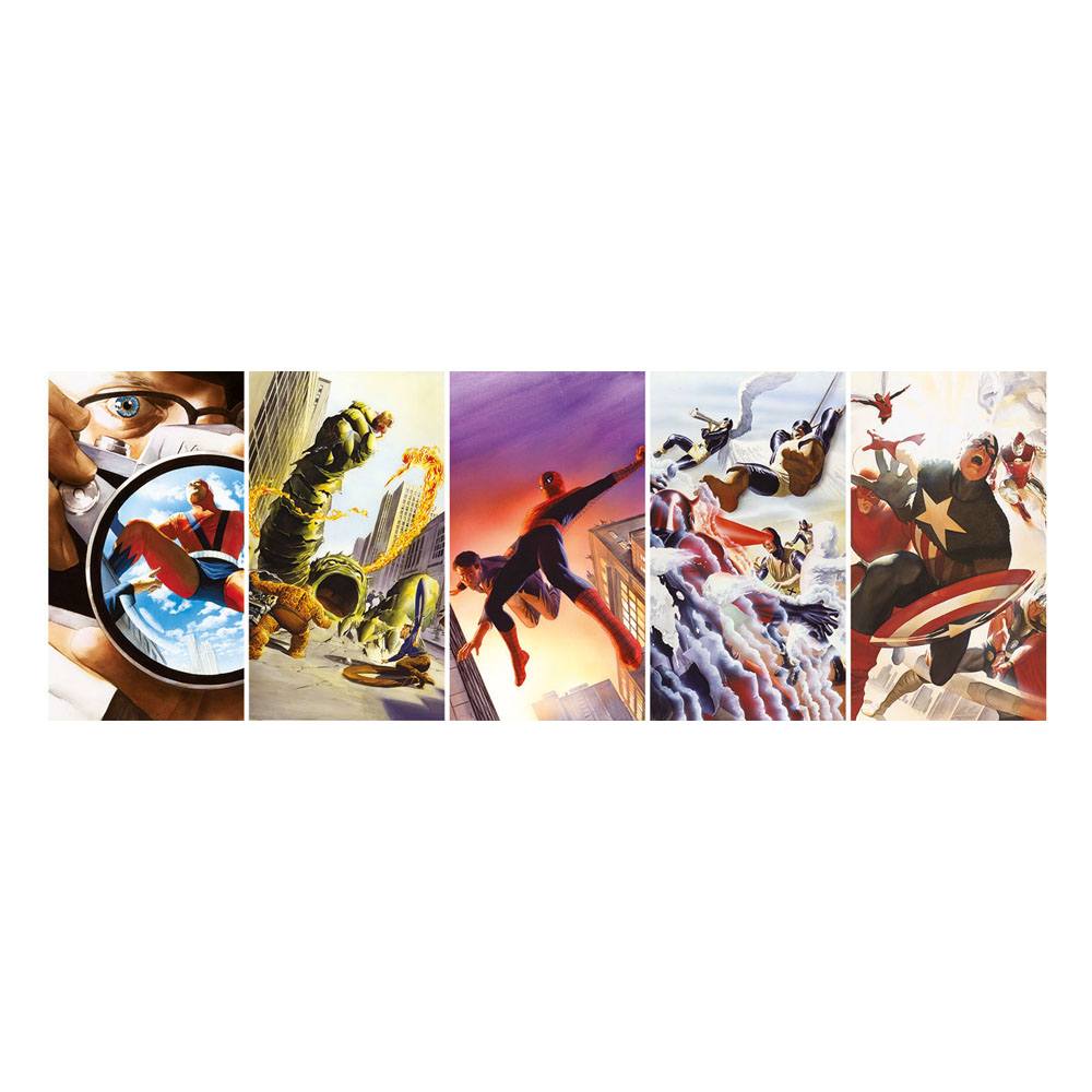 Marvel Comics Panorama Jigsaw Puzzle Panels - Olleke Wizarding Shop Amsterdam Brugge London