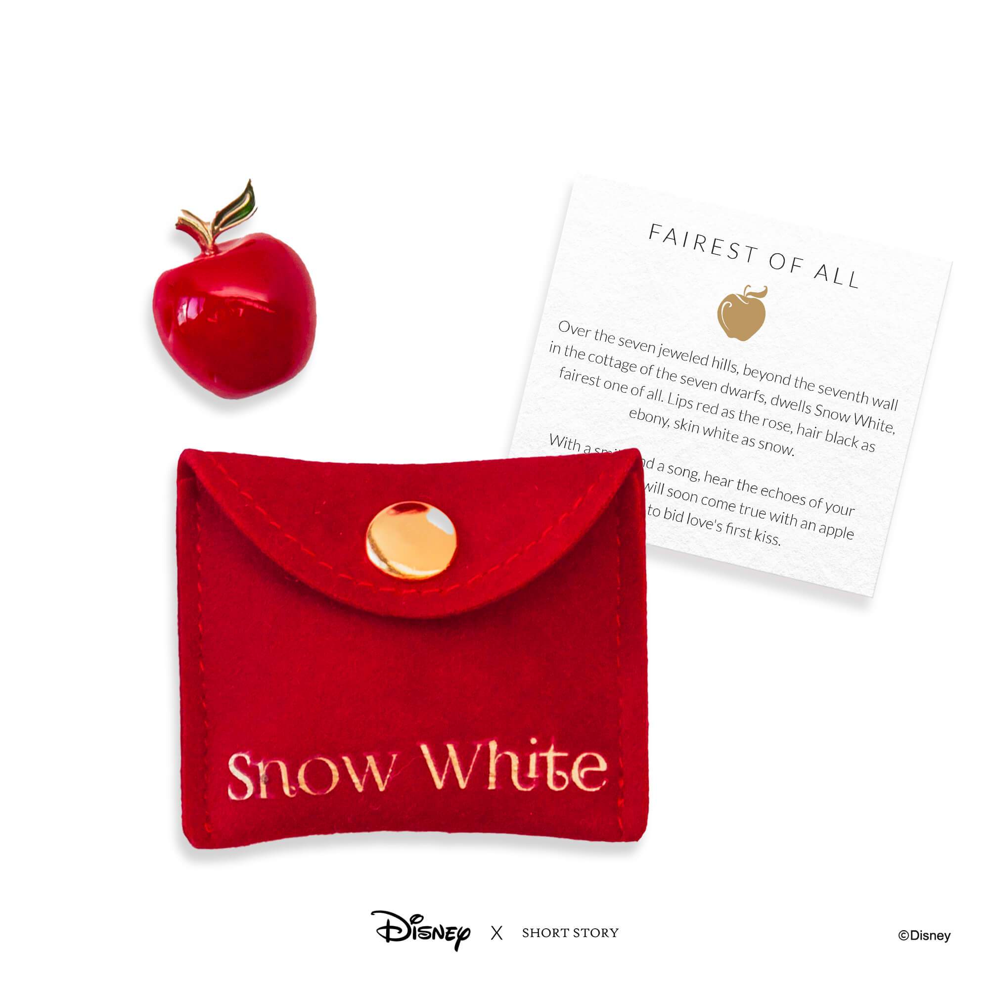 Disney Trinket Pouch Snow White Apple - Olleke Wizarding Shop Amsterdam Brugge London