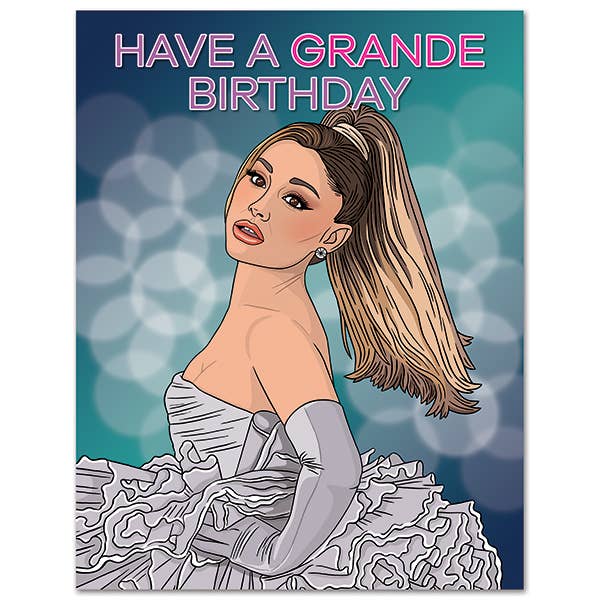 Have a Ariana Grande Birthday Card - Olleke Wizarding Shop Amsterdam Brugge London