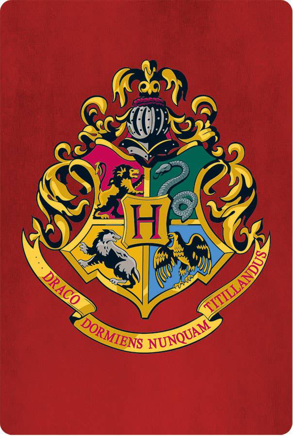 Harry Potter Hogwarts Crest Mini Notebook - Olleke Wizarding Shop Amsterdam Brugge London