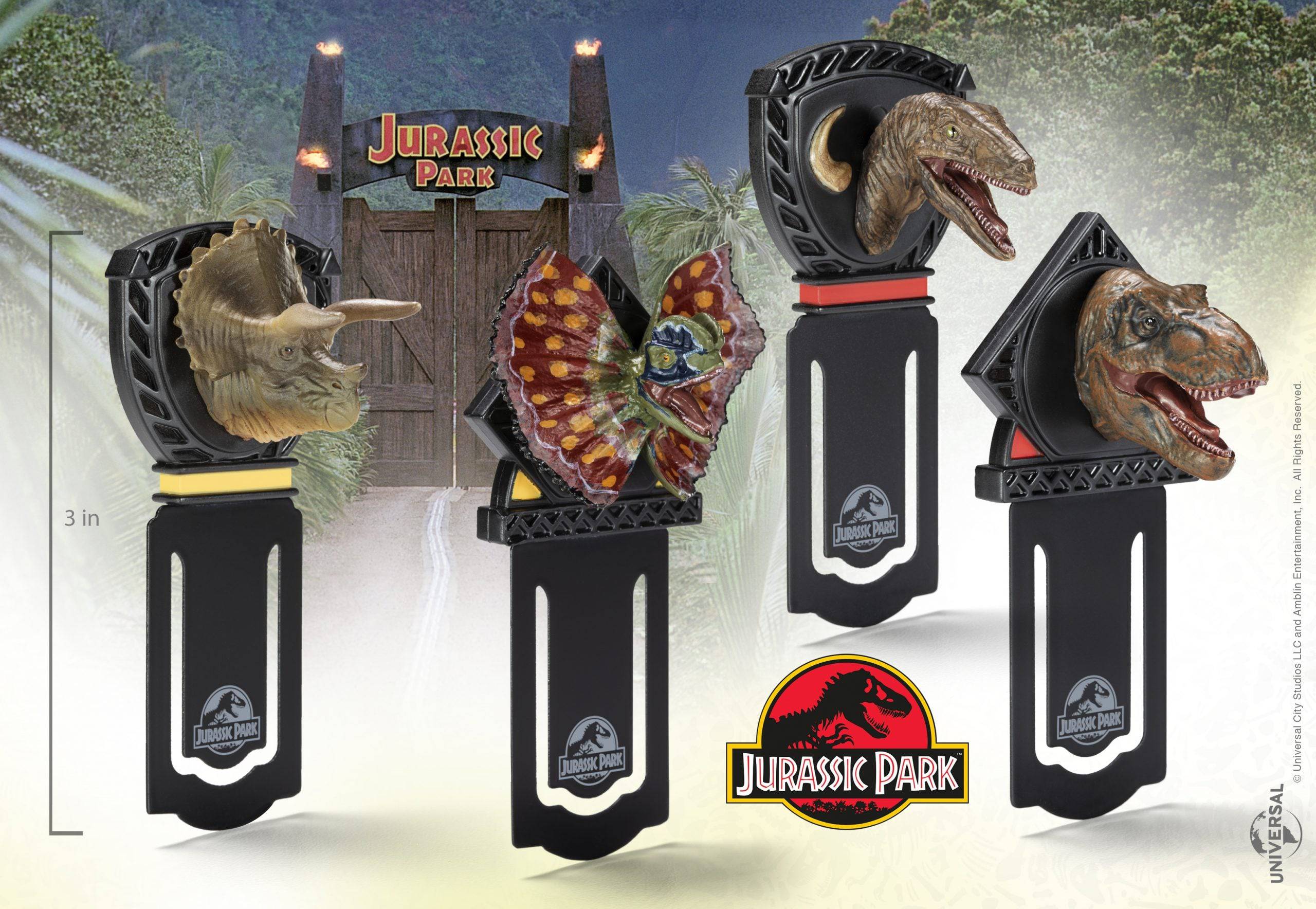 Jurassic Park Bookmark Set - Olleke Wizarding Shop Amsterdam Brugge London