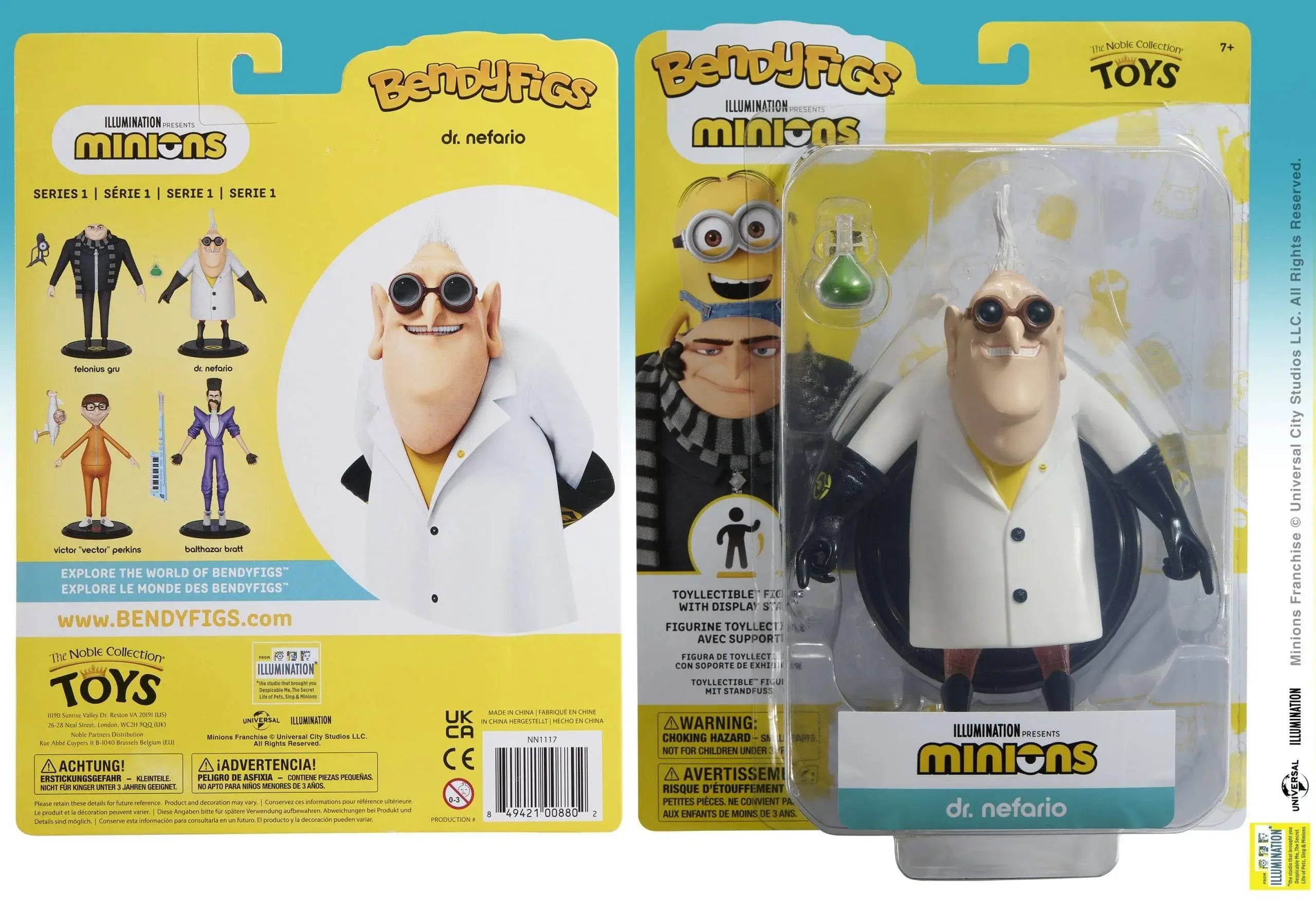 Minions Bendyfigs Bendable Figure Dr. Nefario - Olleke Wizarding Shop Amsterdam Brugge London