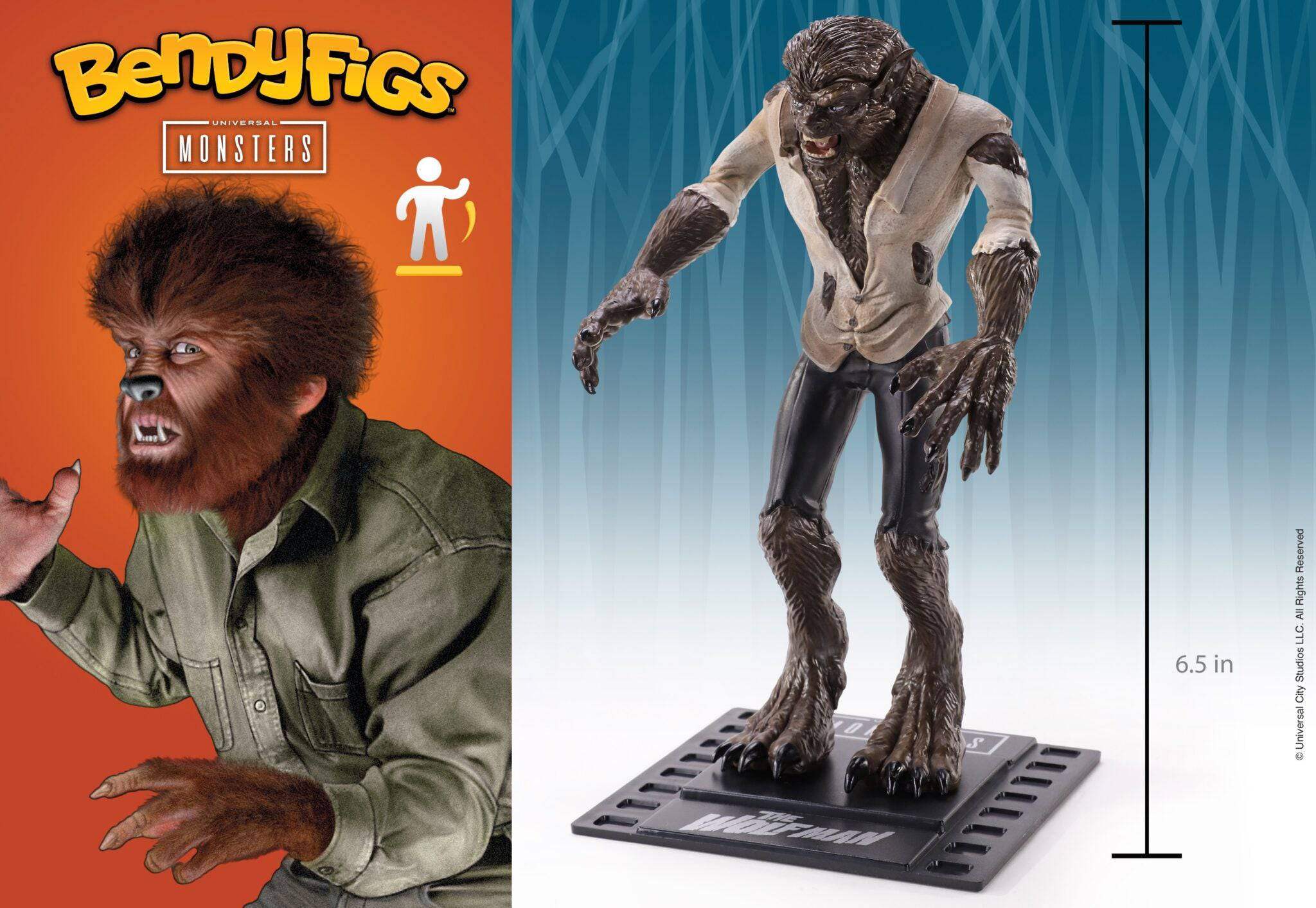 Universal Bendyfigs Bendable Figure Wolfman - Olleke Wizarding Shop Amsterdam Brugge London