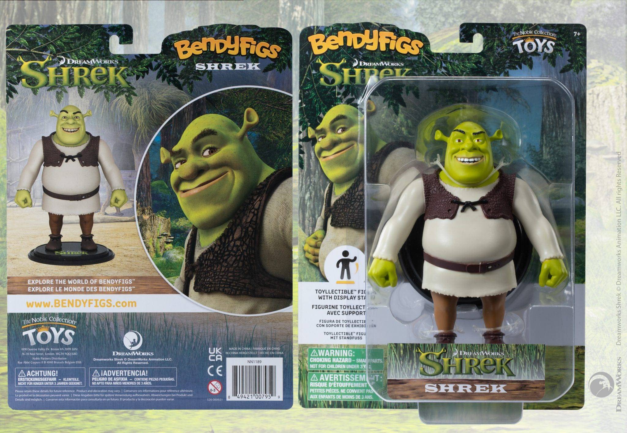 Shrek Bendable Figure Shrek - Olleke Wizarding Shop Amsterdam Brugge London