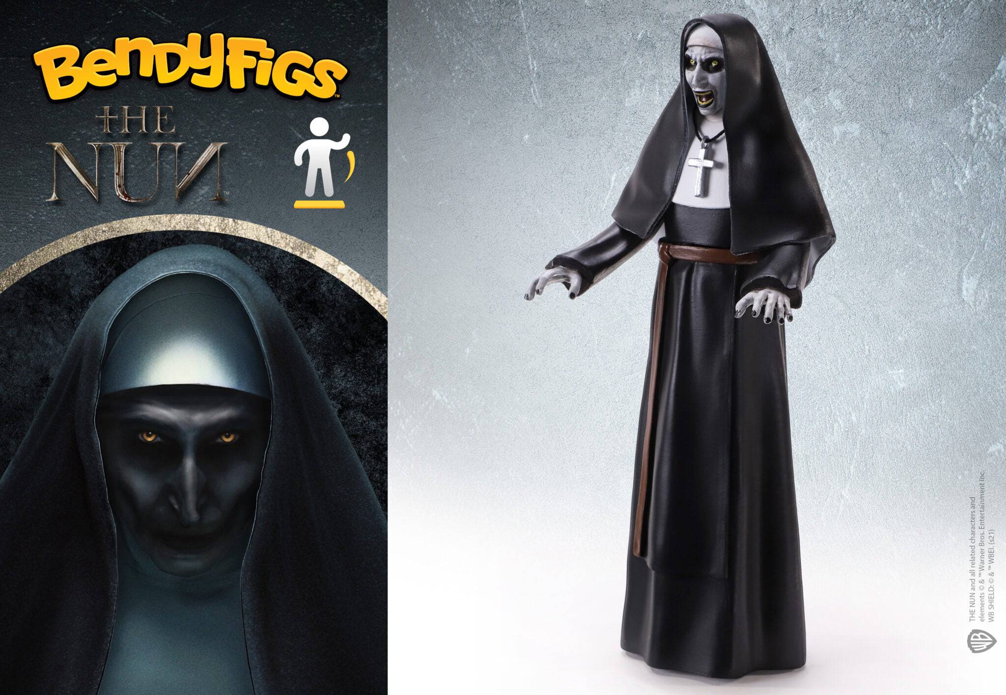 Valak the Nun Bendable Figure - Olleke Wizarding Shop Amsterdam Brugge London